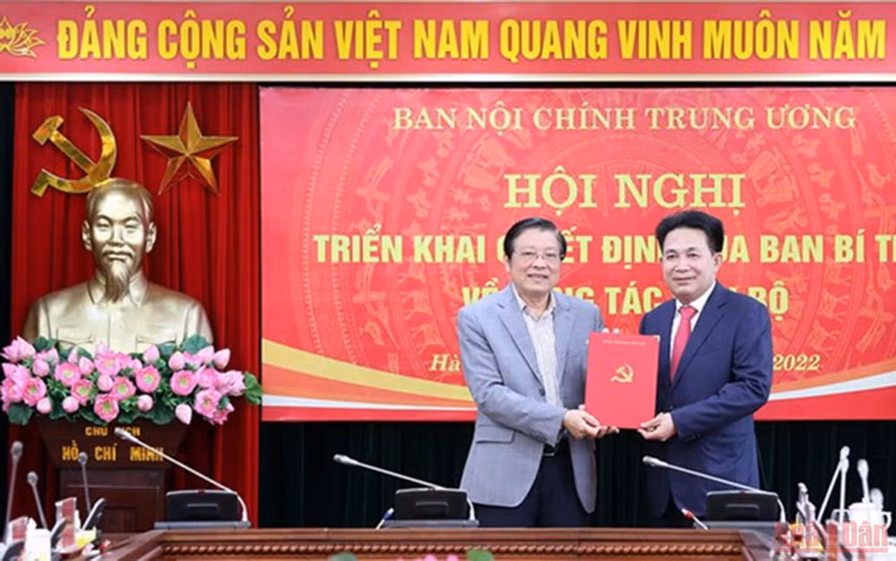 Ban Bí thư bổ nhiệm Phó Trưởng Ban Nội chính Trung ương