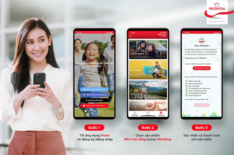 Prudential ra mắt giải pháp bảo hiểm trực tuyến “PRU - vui sống” ảnh 1 Prudential ra mắt giải pháp bảo hiểm trực tuyến “PRU - vui sống” -0