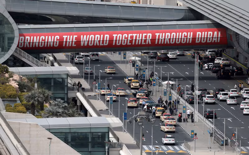 Một góc Sân bay Quốc tế Dubai hồi năm 2019 (Ảnh: REUTERS)