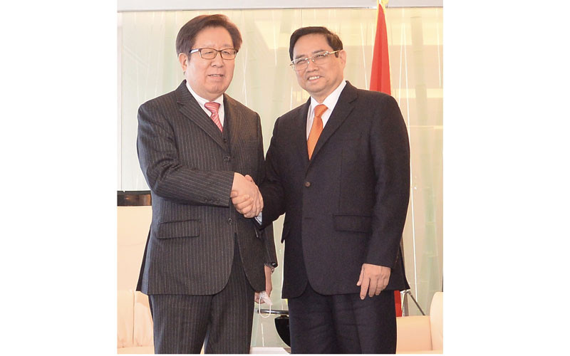 Thủ tướng Phạm Minh Chính tiếp đại diện lãnh đạo một số trường đại học của Nhật Bản. Khuyến khích các tập đoàn lớn của Nhật Bản mở rộng đầu tư, làm ăn tại Việt Nam -0