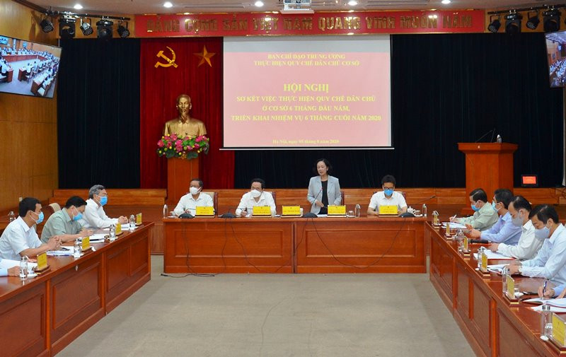 Ban Chỉ đạo T.Ư thực hiện Quy chế dân chủ ở cơ sở triển khai nhiệm vụ 6 tháng cuối năm