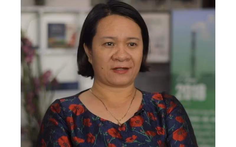 Bị can Ngụy Thị Khanh.