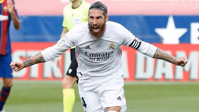 Sergio Ramos là Cầu thủ xuất sắc nhất trận El Clasico thứ 278.