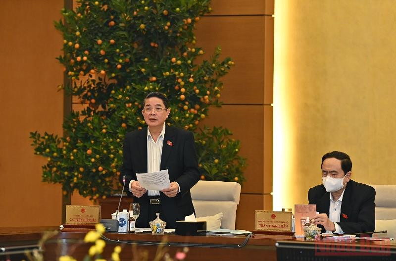 Phó Chủ tịch Quốc hội Nguyễn Đức Hải điều hành nội dung phiên họp. Khắc phục thực trạng lập kế hoạch cao nhưng giải ngân thấp -0