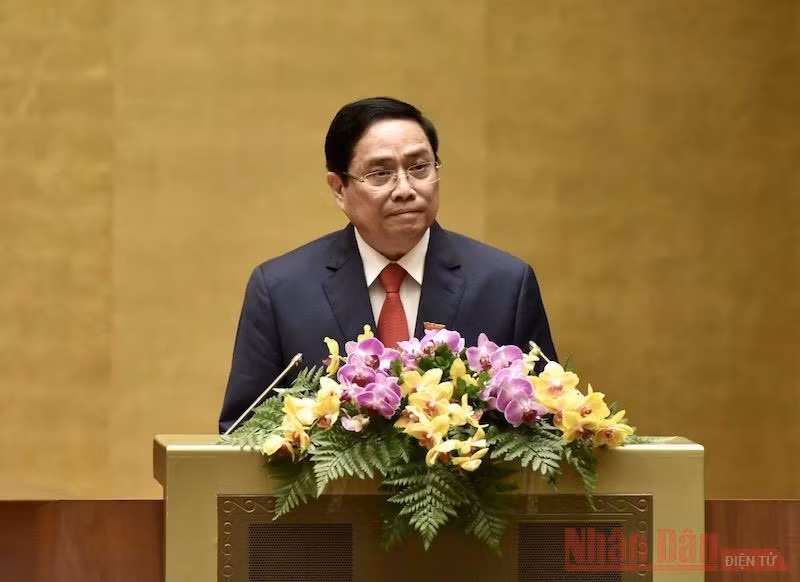 Đồng chí Phạm Minh Chính tuyên thệ nhậm chức Thủ tướng Chính phủ -0