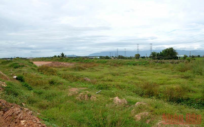 Sau khi đã bóc hữu cơ, do thiếu đất đắp nhà thầu không thể tiếp tục thi công một đoạn tuyến dài hơn 1.000m qua xã Thuận Hòa, huyện Hàm Thuận Bắc, tỉnh Bình Thuận. Phấn đấu hoàn thành Dự án đường bộ cao tốc qua Bình Thuận đúng tiến độ -0