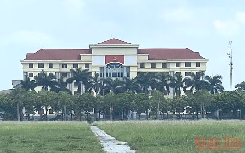 Khu vực trụ sở Tỉnh ủy Ninh Bình.