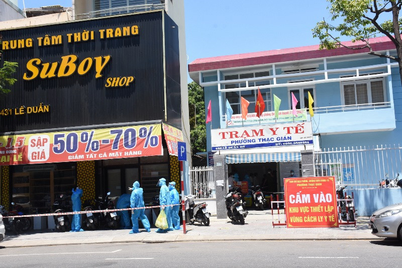 Phong tỏa, cách ly y tế toàn bộ khu vực Hoàng Hoa Thám, Lý Thái Tổ, Lê Duẩn. Đà Nẵng thêm chín ca nghi nhiễm Covid-19 liên quan các ca bệnh cũ -0