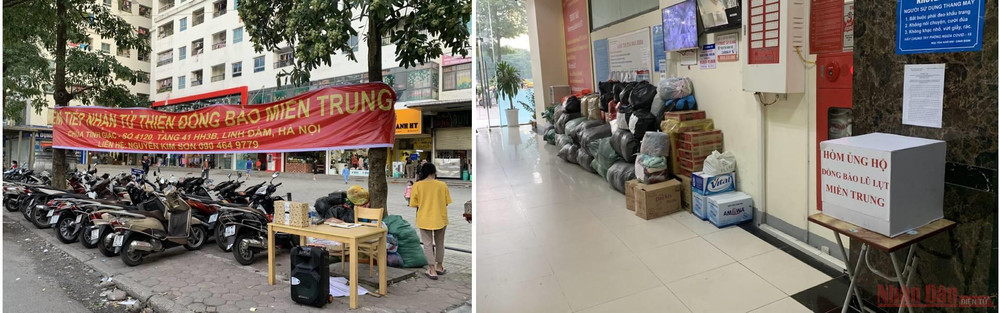 Cộng đồng cư dân tại một khu chung cư kêu gọi ủng hộ đồng bào lũ lụt miền trung. Đồng bào vùng lũ đang thực sự cần gì? -0