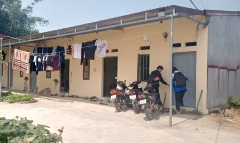 Ông Dương Thế Mai ở tổ 6, phường Tích Lương, thành phố Thái Nguyên cho công nhân thuê nhà với mức 1,1 triệu đồng/phòng/tháng. 