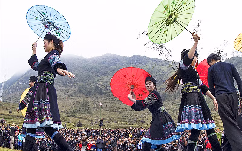 Với chủ đề "Phiên chợ tình ca", Lễ hội Chợ Phong lưu Khâu Vai năm 2022 sẽ chính thức trở lại sau 2 năm gián đoạn do dịch Covid-19. (Ảnh: BND)