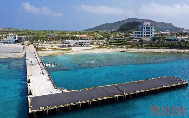 Cảng Bến Đình, huyện đảo Lý Sơn, tỉnh Quảng Ngãi.