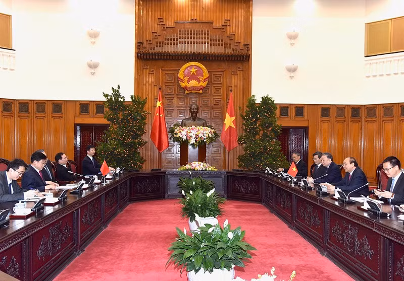 Thủ tướng Nguyễn Xuân Phúc tiếp Bộ trưởng Công an Trung Quốc