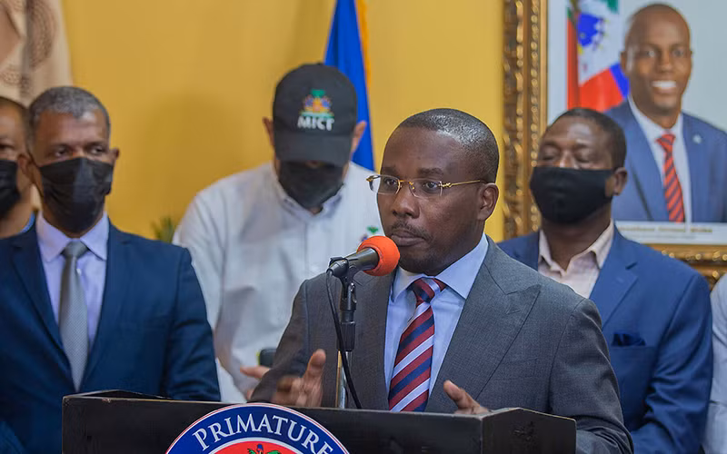 Thủ tướng lâm thời Claude Joseph. Ảnh: The New York Times/Richard Pierrin/Getty Images