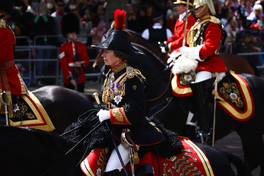 Công chúa Anne tại lễ diễu hành. (Ảnh: Reuters) UK -0