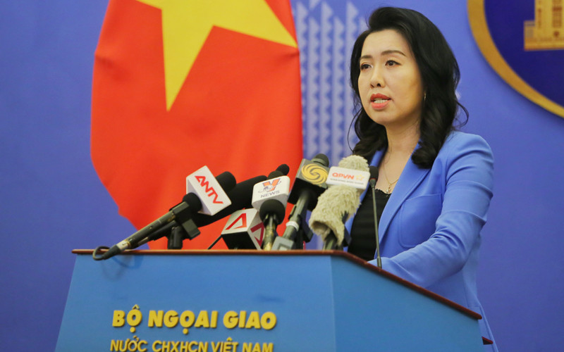 Người Phát ngôn Bộ Ngoại giao Lê Thị Thu Hằng.