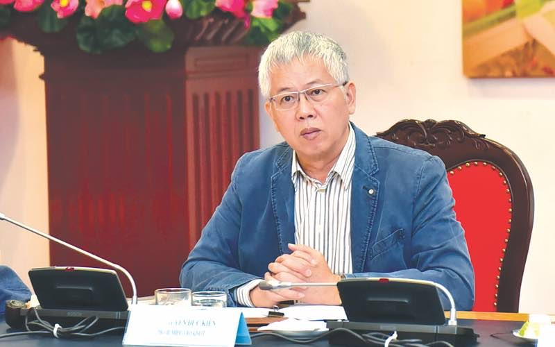 Tiến sĩ Nguyễn Đức Kiên, Tổ trưởng Tư vấn kinh tế của Thủ tướng Chính phủ. (ẢNH: QUOCHOI.VN)