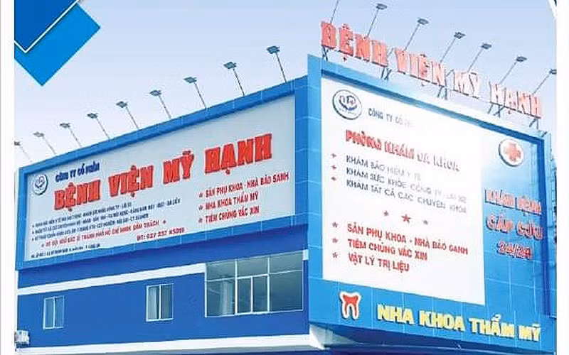 Phòng khám đa khoa Mỹ Hạnh đã bị tạm đình chỉ vì không bảo đảm công tác phòng, chống dịch Covid-19. 
