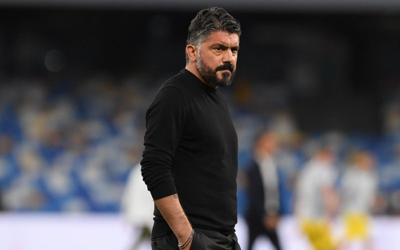 Gennaro Gattuso lập tức bị sa thải sau khi không thể giúp Napoli dự Champions League. (Ảnh: SSC Napoli) a2_1-1621821700691.jpg