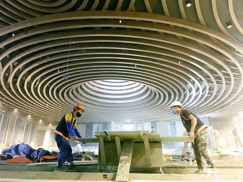  Trụ sở Tòa án nhân dân tối cao được xây dựng áp dụng nhiều công nghệ chống cháy mới.