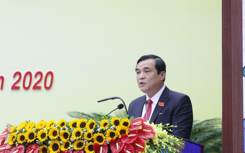 Đồng chí Phan Việt Cường phát biểu bế mạc Đại hội. Phấn đấu đưa Quảng Nam trở thành tỉnh phát triển khá -0