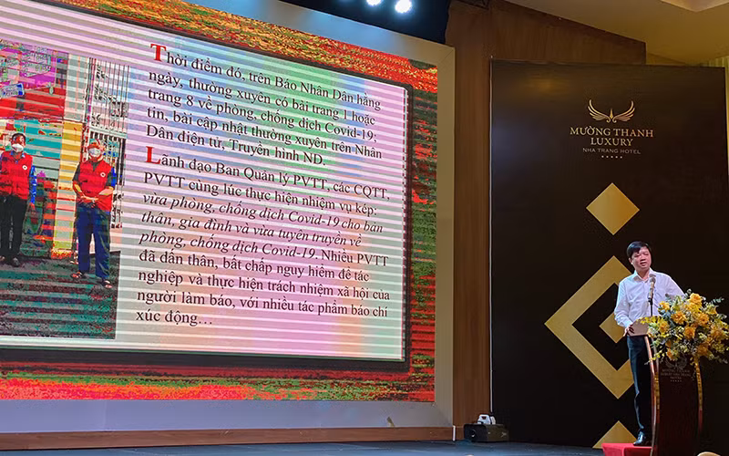 Khai mạc Hội nghị phóng viên thường trú toàn quốc Báo Nhân Dân năm 2022 -0