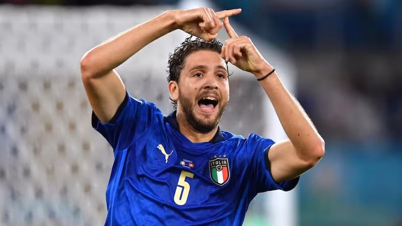 Locatelli, tác giả cú đúp bàn thắng vào lưới Thụy Sĩ. (Ảnh: Getty Images) 