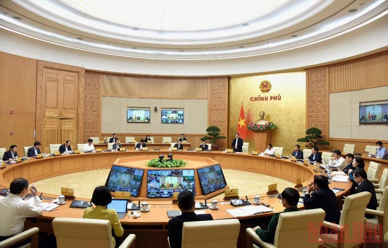 Điểm cầu tại Trụ sở Chính phủ. Nỗ lực, quyết tâm phục hồi nhanh và phát triển bền vững -0