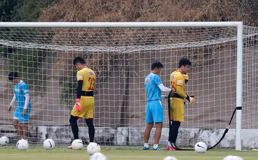Đội tuyển Việt Nam luyện tập sẵn sàng cho trận gặp UAE -0