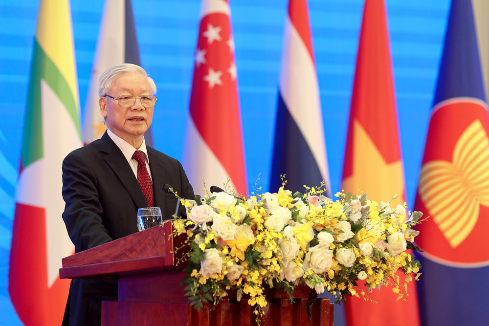 Tổng Bí thư, Chủ tịch nước Nguyễn Phú Trọng phát biểu chào mừng Hội nghị cấp cao ASEAN lần thứ 37. Khai mạc trọng thể Hội nghị cấp cao ASEAN lần thứ 37 -0