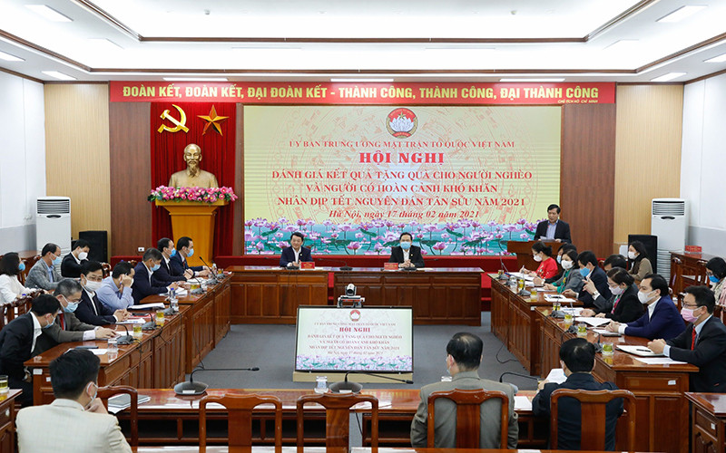 Quang cảnh hội nghị. Hơn 6.100 tỷ đồng chăm lo cho người nghèo dịp Tết Tân Sửu 2021 -0