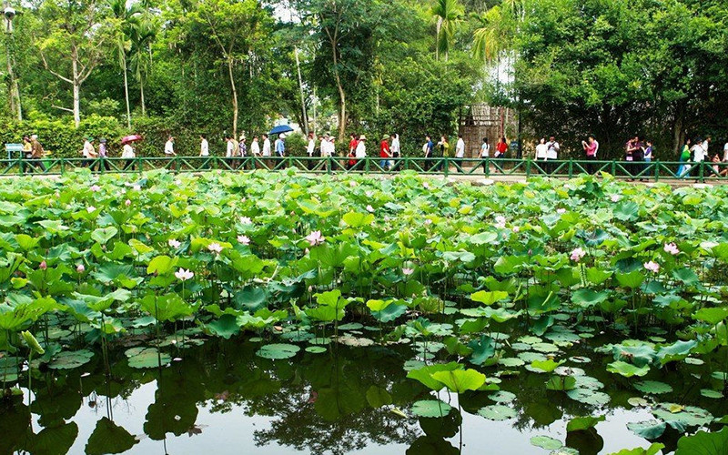 Khu di tích Quốc gia đặc biệt Kim Liên luôn là điểm đến của mọi du khách khi về Nghệ An. Nghệ An nâng cao chất lượng sản phẩm, thu hút nhân lực ngành du lịch -0