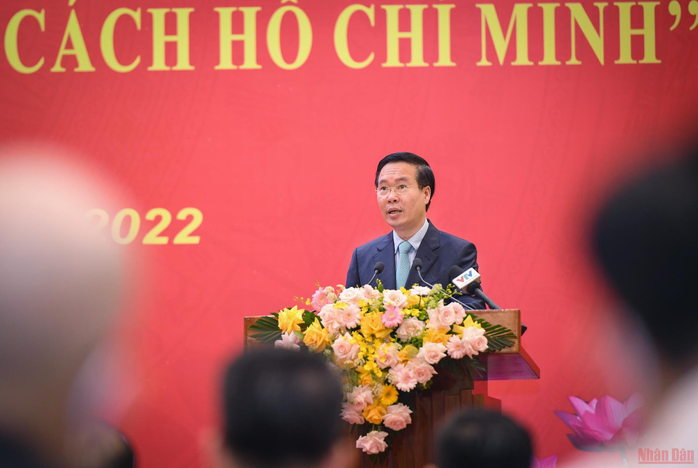 Đồng chí Võ Văn Thưởng đánh giá cao sáng kiến của 4 cơ quan và gợi mở thêm một số vấn đề về xây dựng Đảng. 18.jpg -0