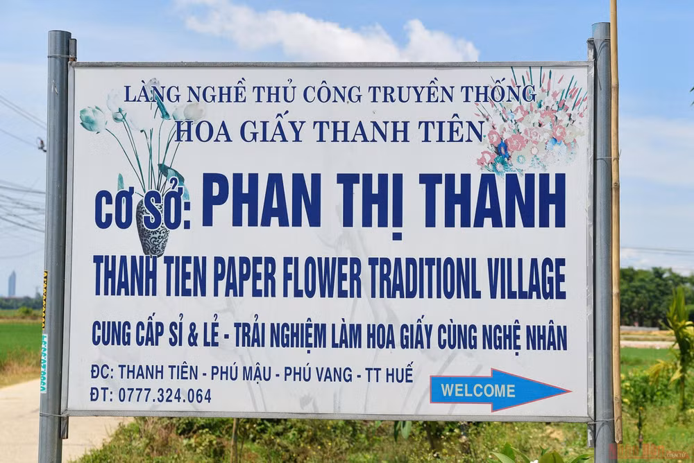 Làng nghề hoa giấy Thanh Tiên -0