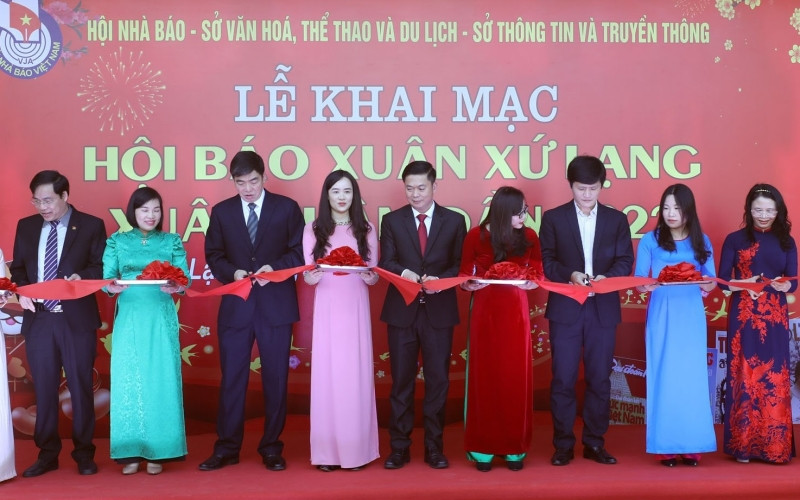 Khai mạc Hội Báo xuân xứ Lạng năm 2022.