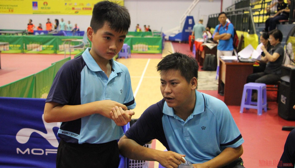 Nguyễn Thái Bảo, 10 tuổi, một trong những vận động viên nhỏ tuổi nhất của đội Bình Dương. nguyen_thai_bao-1594825589139.jpg