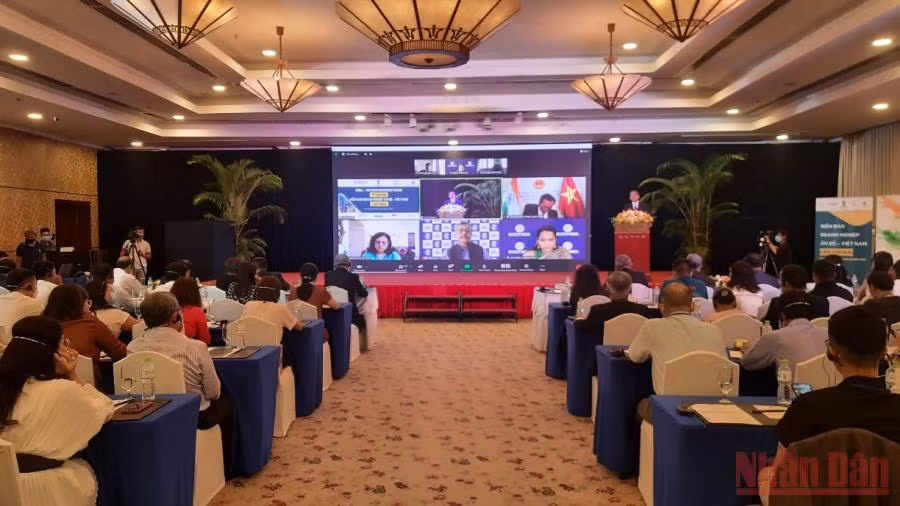 Quang cảnh “Diễn đàn doanh nghiệp Ấn Độ-Việt Nam lần thứ 2”.