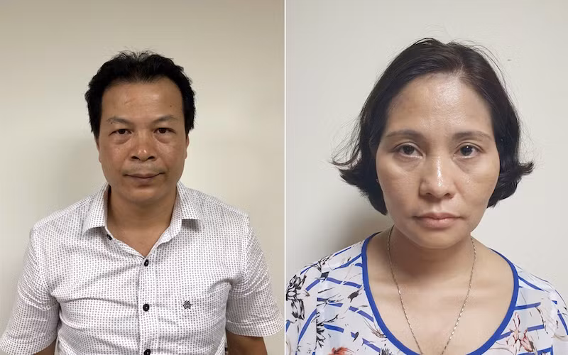 Hai bị can vừa bị cơ quan Cảnh sát điều tra của Bộ Công an khởi tố.