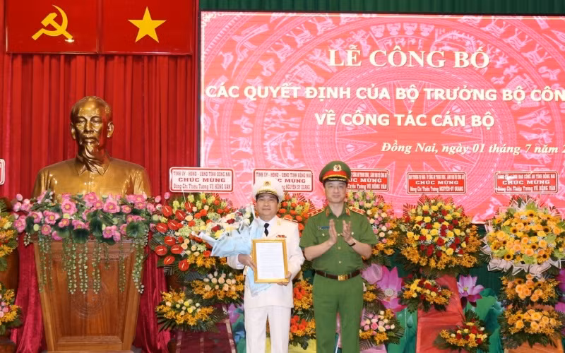 Đồng Nai có tân Giám đốc Công an tỉnh