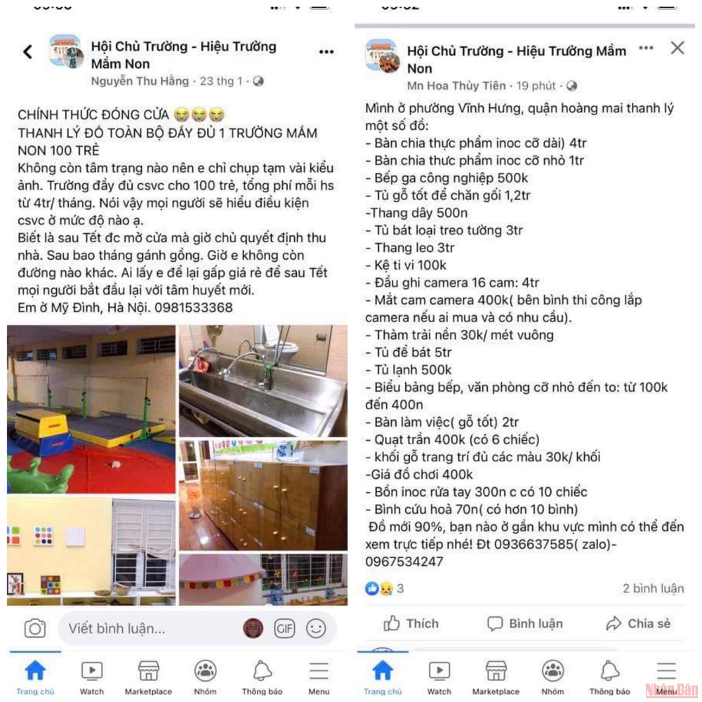 Rao bán, giải thể trường-hệ lụy nhãn tiền của dịch Covid-19. Lối đi nào cho trường mầm non ngoài công lập thời hậu Covid-19? -0