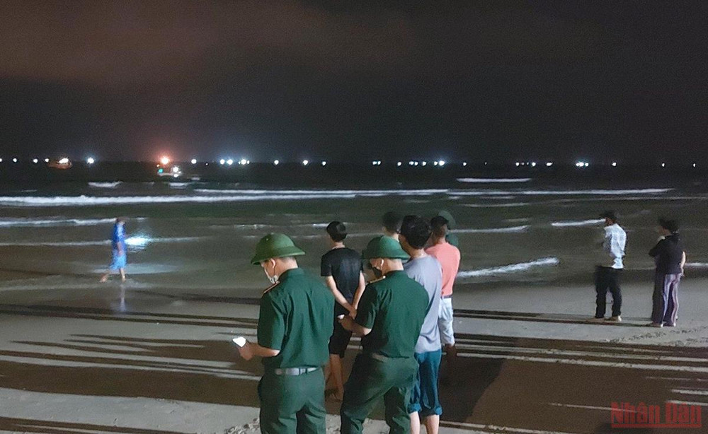 Khu vực các nạn nhân xuống tắm và không may bị nước cuốn trôi. (Ảnh: ANH ĐÀO)
