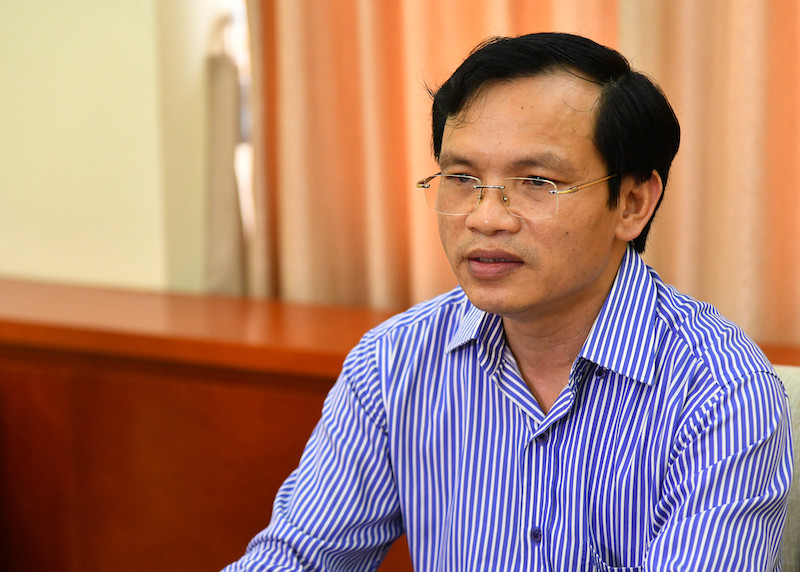Cục trưởng Cục Quản lý chất lượng, Bộ GD-ĐT Mai Văn Trinh (Ảnh: THUỶ NGUYÊN) Thí sinh bắt đầu làm thủ tục dự thi tốt nghiệp THPT -0