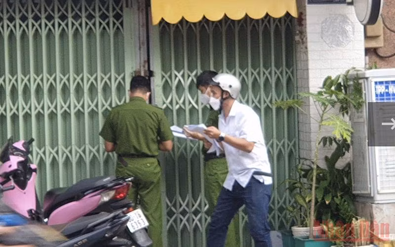 Hiện trường căn nhà nơi xảy ra vụ việc.