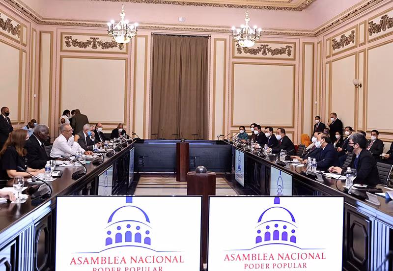 Chủ tịch nước Nguyễn Xuân Phúc hội kiến Chủ tịch Quốc hội Cuba -0