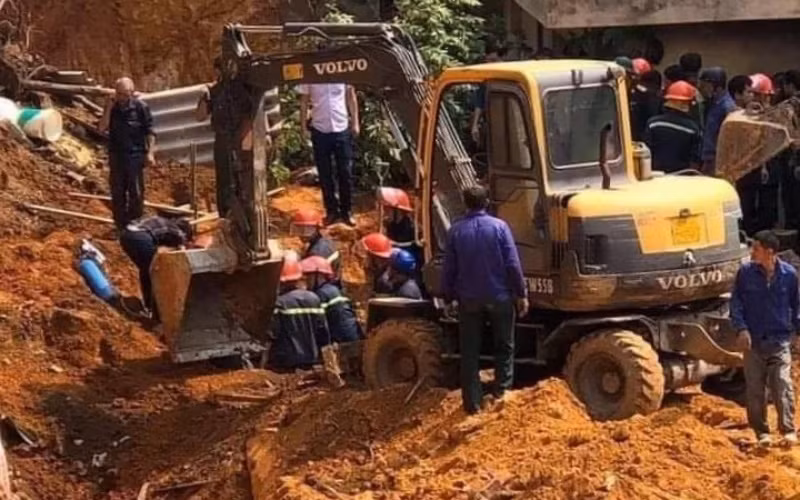 Khẩn trương khắc phục vụ sập ta-luy khiến bốn người tử vong -0