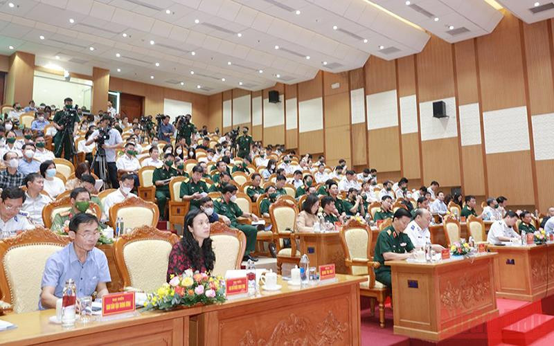 Các đại biểu dự hội nghị tại điểm cầu Hà Nội. Góp phần nâng cao nhận thức, ý thức chấp hành pháp luật trên biển -0