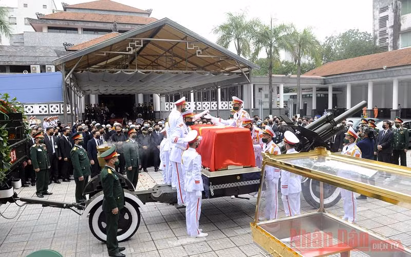 [Cập nhật]: Lễ truy điệu và an táng nguyên Tổng Bí thư Lê Khả Phiêu -0
