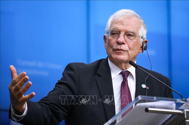 Đại diện cấp cao của Liên minh châu Âu phụ trách chính sách an ninh và đối ngoại Josep Borrell. (Ảnh: TTXVN)
