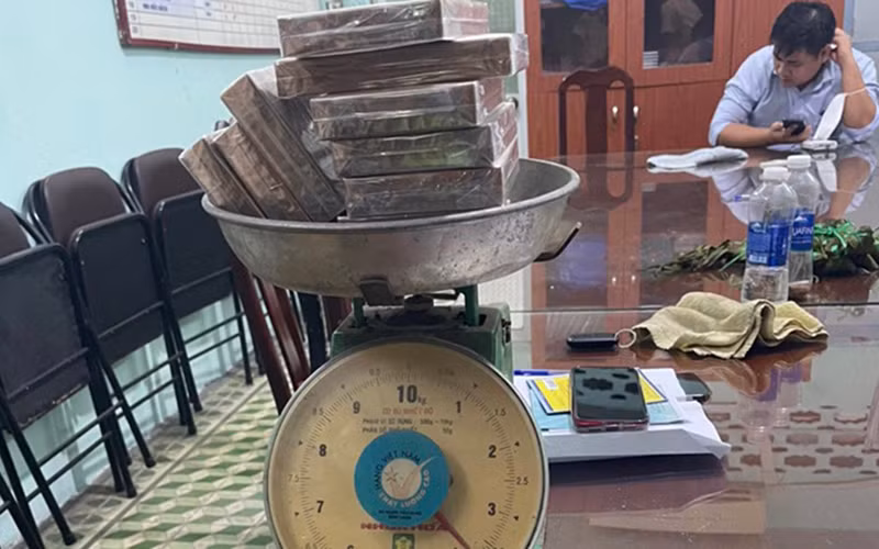 Số ma túy bị thu giữ.