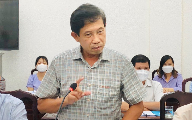 Lãnh đạo Sở Y tế Bạc Liêu trả lời câu hỏi của phóng viên Báo Nhân Dân về những sai phạm của các đơn vị do Sở Y tế quản lý liên quan sai phạm của Công ty Việt Á. Khởi tố vụ án tại Trung tâm Phòng, chống bệnh tật Bạc Liêu liên quan đến Công ty Việt Á -0